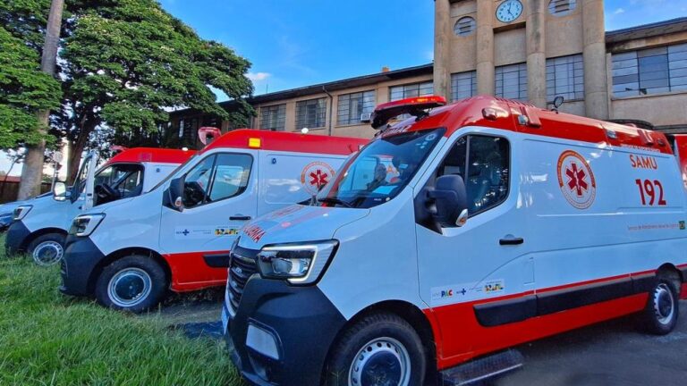 Samu Limeira Recebe 4 Novas Ambulâncias e Registra 21 mil Atendimentos em 2025