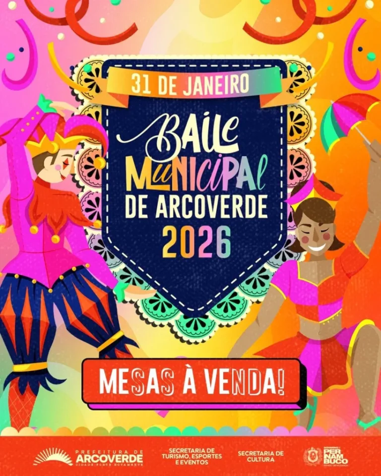Carnaval de Arcoverde: 18º Baile Municipal Tem Mesas à Venda