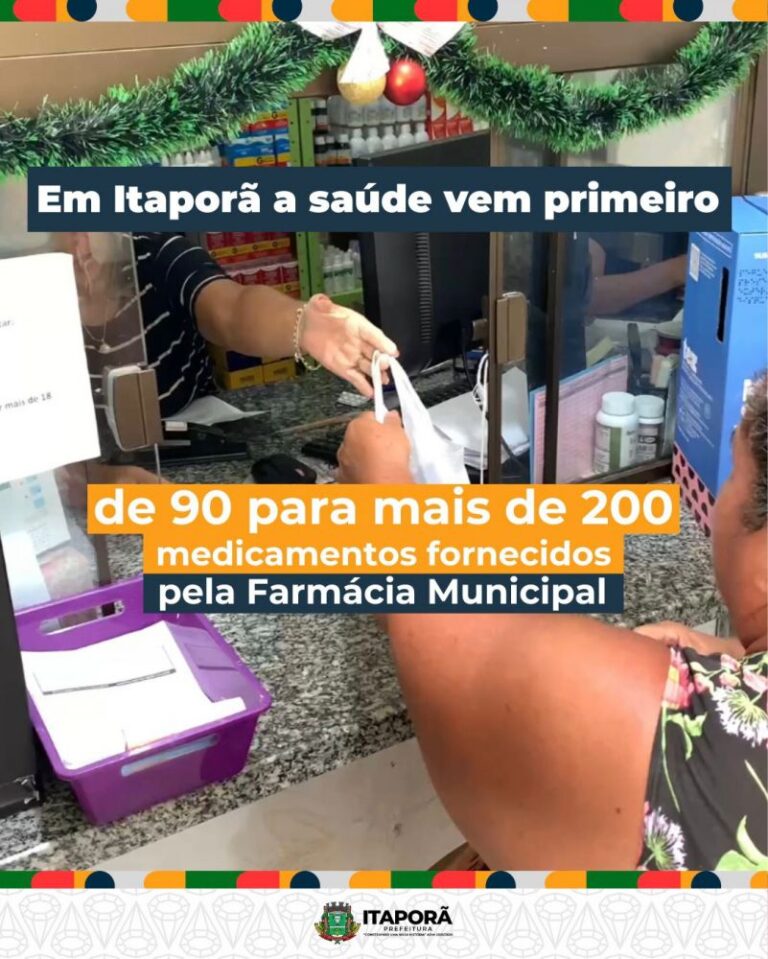 Em Itaporã, a Saúde é Prioridade: Ampliação da Farmácia Municipal