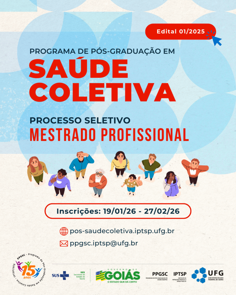 PPGSC Anuncia Edital para Seleção de Mestrado em Saúde Coletiva com Início em 2026