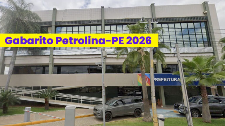 Gabarito do Concurso em Petrolina-PE 2026: Data de Divulgação e Detalhes Importantes