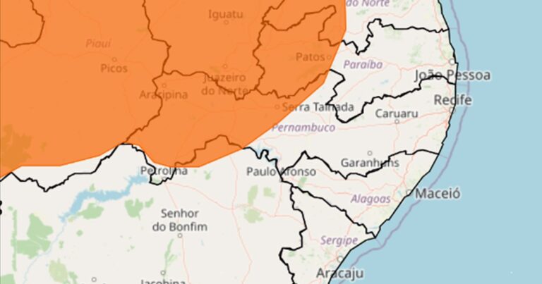 Alerta de Tempestades em Pernambuco: 42 Cidades em Risco e Chuvas de Até 100 mm