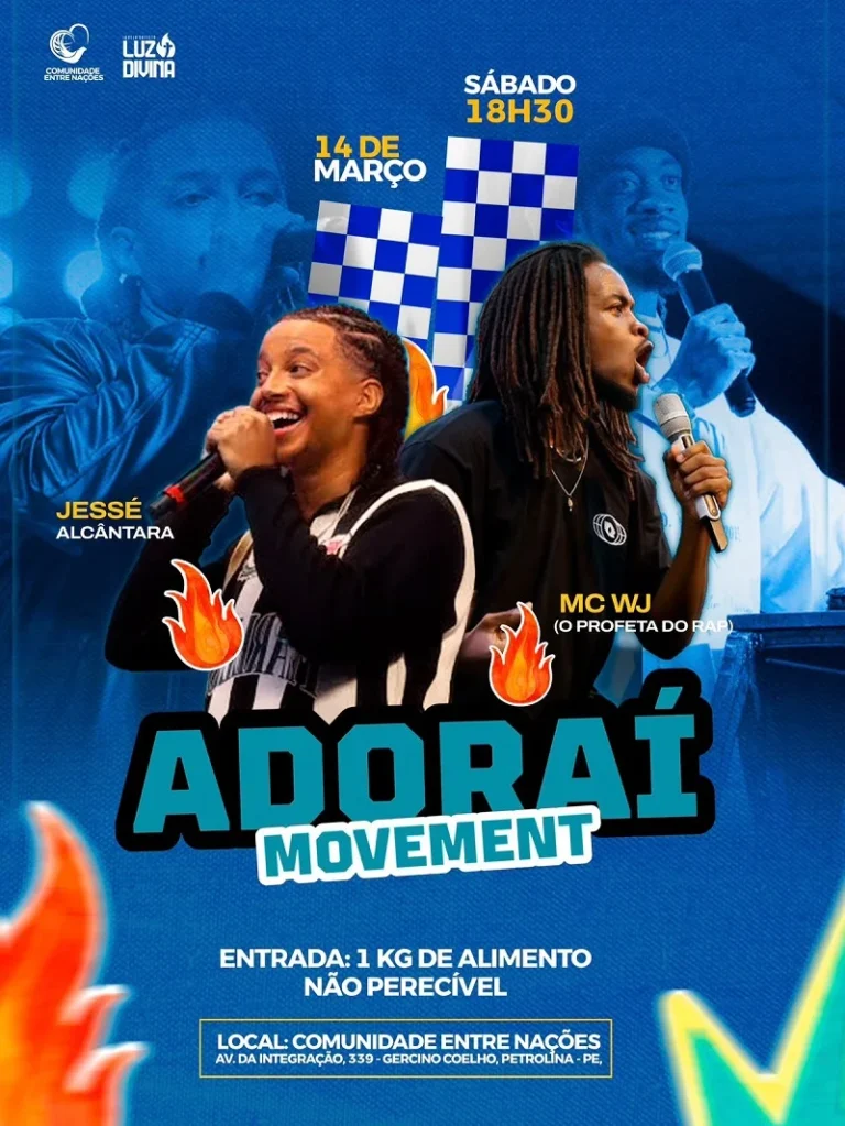 Descubra o AdorAÍ Movement: Culto Imperdível em Petrolina (PE) Neste Sábado