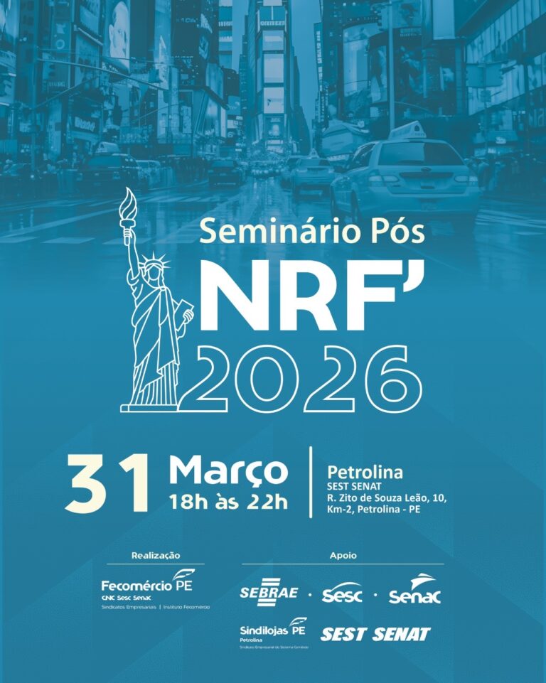 Fecomércio-PE Promove Seminários sobre Tendências do Varejo Após a NRF 2026