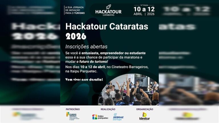 Hackatour Cataratas 2026: Inscrições Abertas para Evento Inovador em Abril