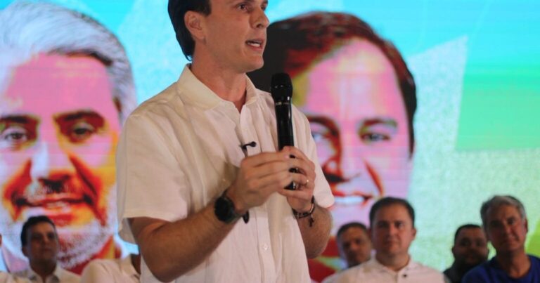 Miguel Coelho Critica João Campos em Evento ao Lado de Raquel Lyra