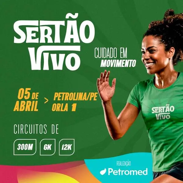 Corrida Sertão Vivo: Uma Celebração da Identidade e Força do Sertão em Petrolina Corrida Sertão Vivo: Uma Celebração da Identidade e Força do Sertão em Petrolina