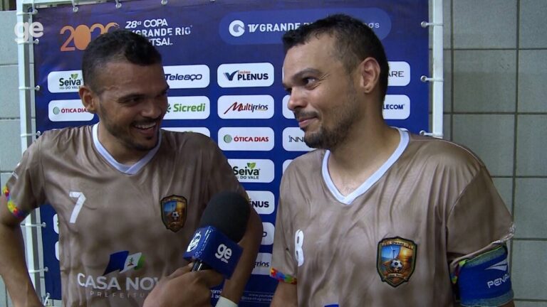Gêmeos Alan e Alex se Destacam na Copa TV Grande Rio de Futsal com Entrosamento Impressionante