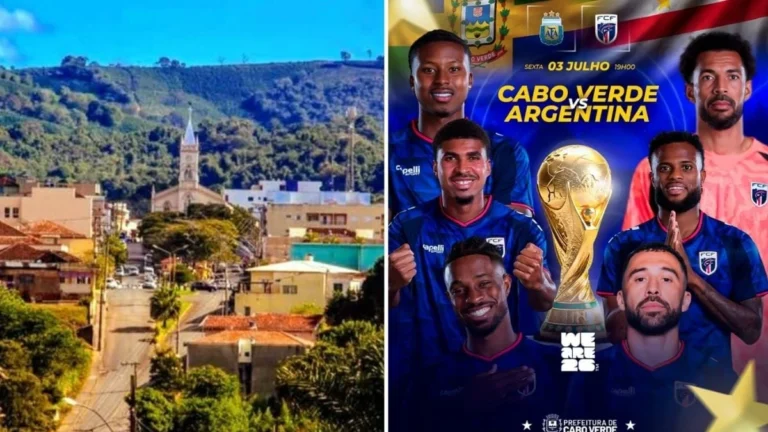 Nossa torcida atravessa o oceano: Cabo Verde (MG) apoia seleção cabo-verdiana nas oitavas da Copa 2026 Nossa torcida atravessa o oceano: Cabo Verde (MG) apoia seleção cabo-verdiana nas oitavas da Copa 20